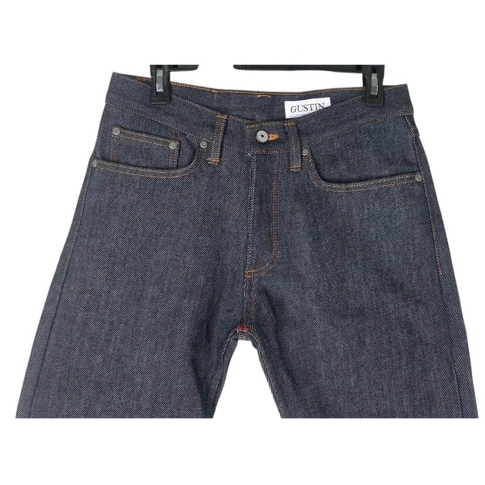 Gustin Blue Jeans Japanese Selvedge #17 Denim Slim Men 32 (30x34) NWOT
